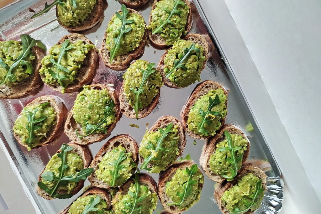 Plateau de Tartines Vertes